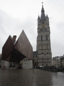 Old and new in Ghent.